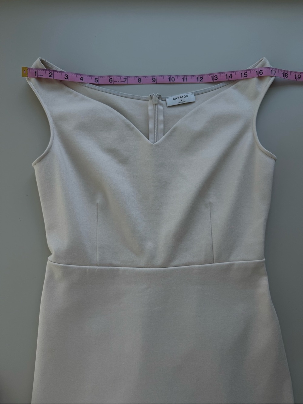 Aritzia Babaton Onyx Dress Ivory Cream Size 8 - Picture 5 of 7